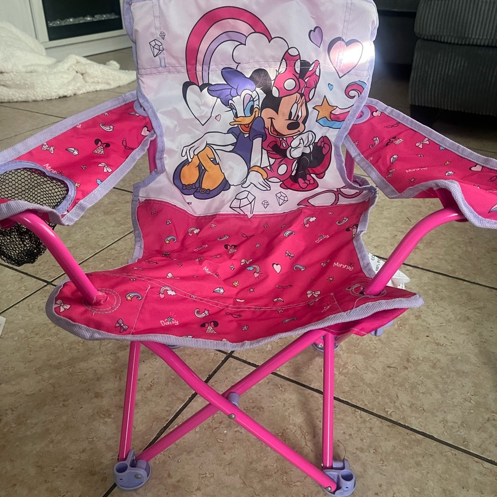 Disney Minnie Mouse Pink and Purple Kids Chair